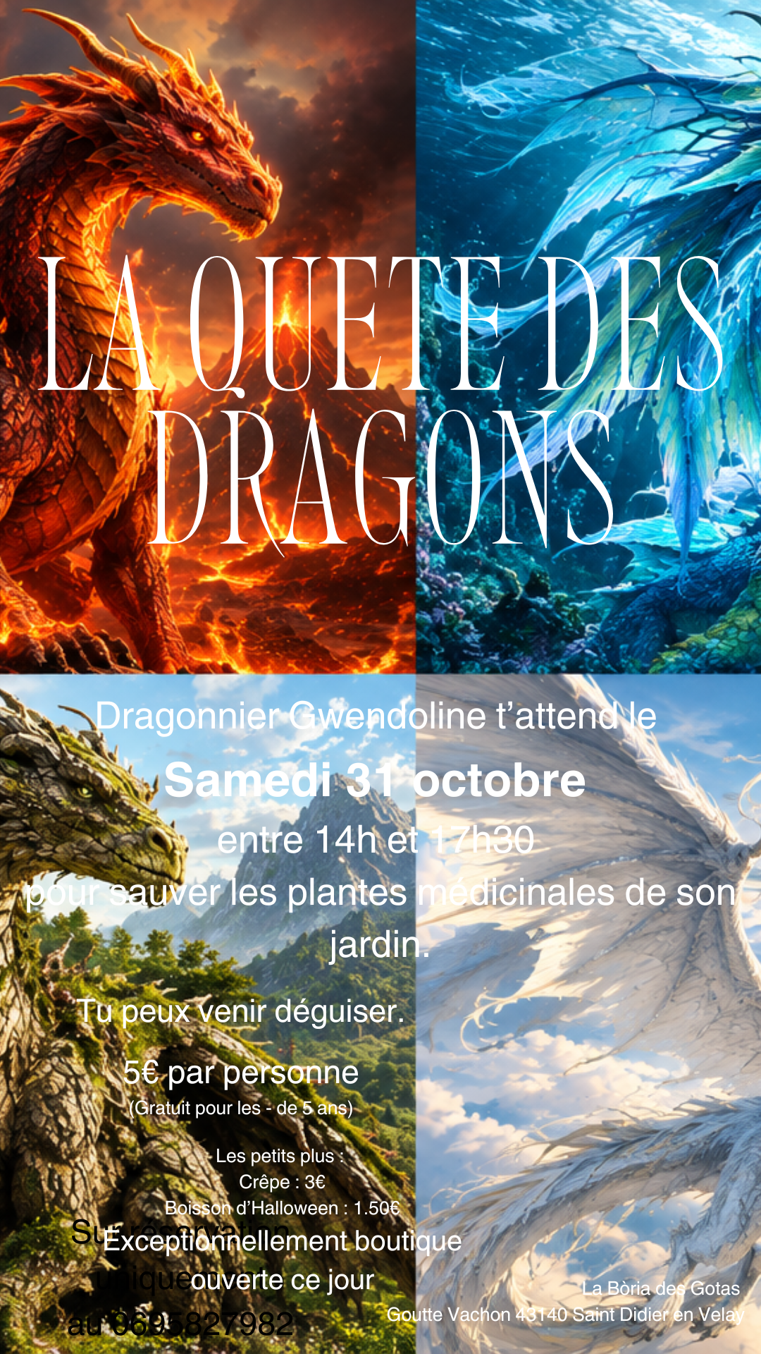 Halloween à la ferme "la quête des dragons"_Saint-Didier-en-Velay