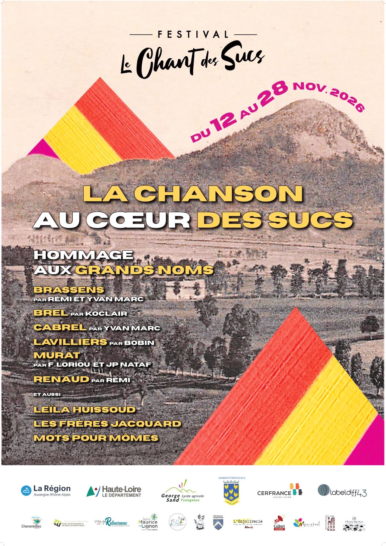 Festival Le Chant des Sucs - KOKLAIR Chante Brel _ Retournac
