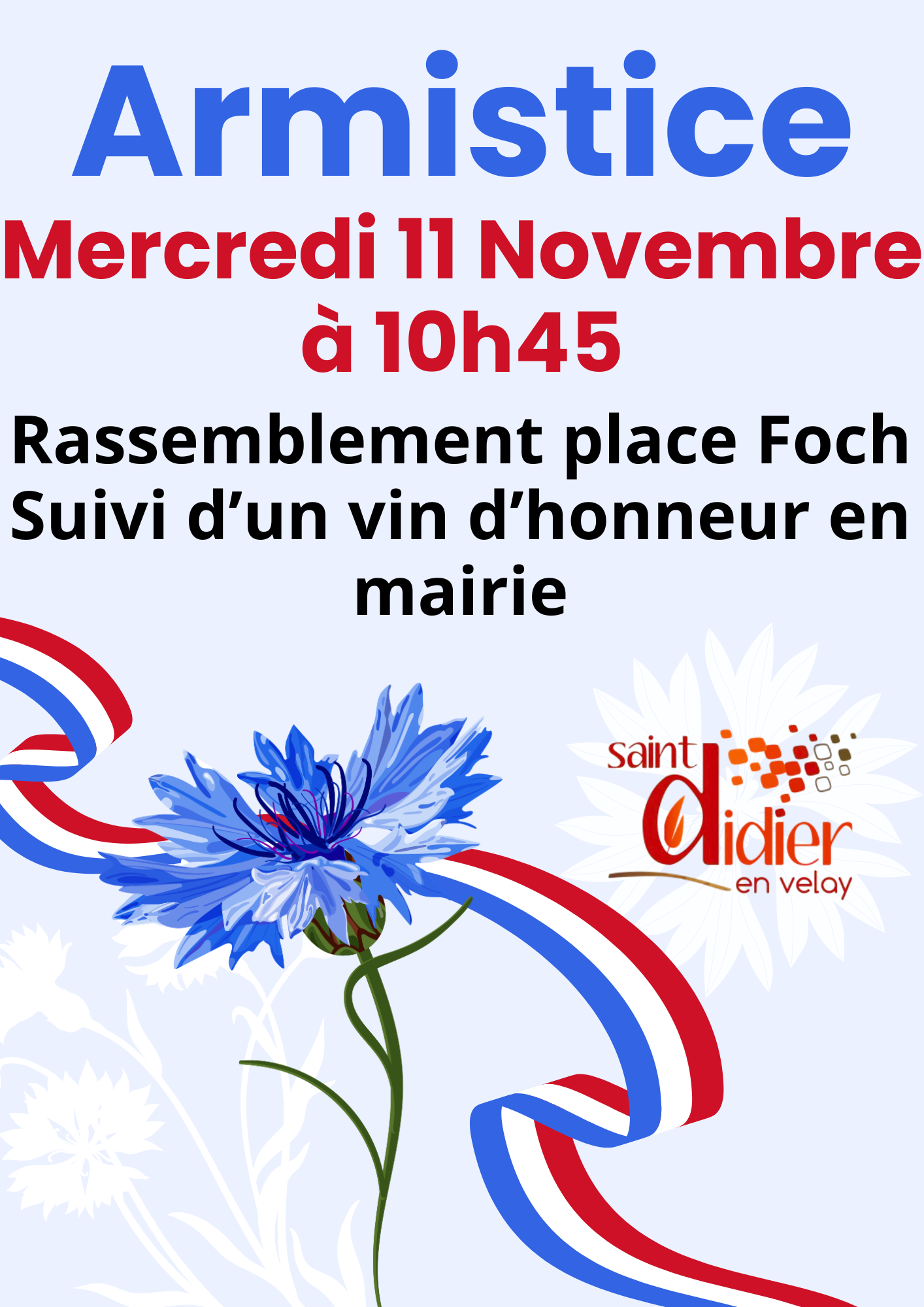Commémoration de l'Armistice_Saint-Didier-en-Velay