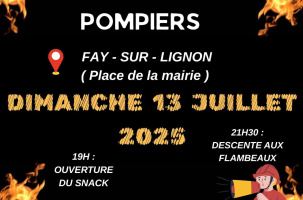 Bal des Pompiers & feu d'artifice_Fay-sur-Lignon