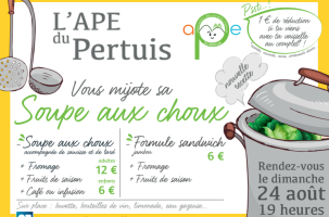 Soupe aux choux de l'APE du Pertuis_Le Pertuis