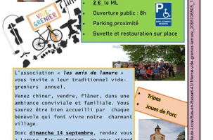 Vide grenier au village de Lamure_Bas-en-Basset