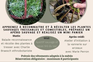 Vannerie et apéro sauvage_Retournac