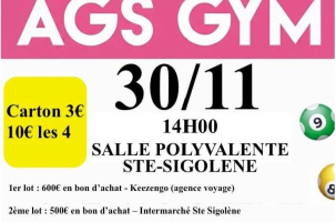Loto de l'AGS GYM_Sainte-Sigolène