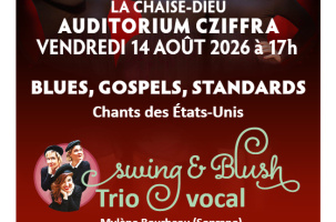 Concert "Swing & Blush"_La Chaise-Dieu- Affiche