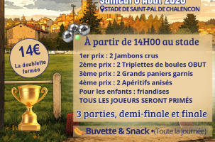 Concours pétanque de la vogue_Saint-Pal-de-Chalencon