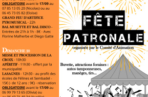 Fête patronale_Félines