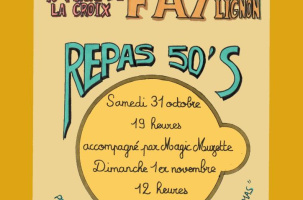 Repas 50's_Fay-sur-Lignon