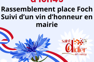Commémoration de l'Armistice_Saint-Didier-en-Velay