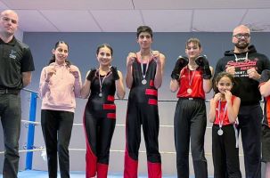 Les licenciés du Puy Savate Boxe au challenge St Flour