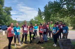 Des jeunes en recherche d’emploi se sont retrouvés lundi sur les rives de la Borne