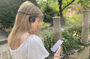 Un guide, un casque, et c'est partit pour 1h30 de visite 