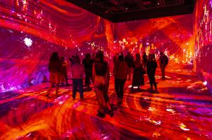 "Jusqu'au cœur de la Terre", spectacle 2020 de l'Hôtel des lumières.