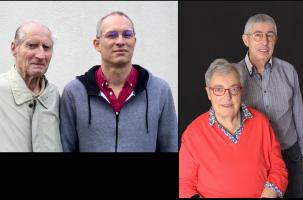 Les deux duos au sein de la Lutte ouvrière en Haute-Loire.