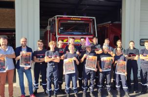 La section des Jeunes Sapeurs Pompiers du Brignon-Solignac