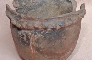 Un vase gallo-romain en terre cuite à Vals