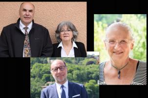 Côte à côte, B. Roule et S. Fourets. En bas, T. Perez. À droite, C. Arribagé-Cassou.