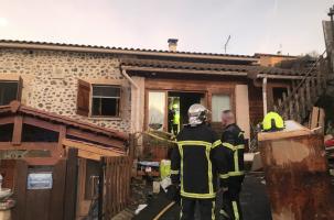 Un incendie à Arsac en Velay ce vendredi 3 février