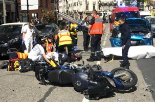 Un important dispositif de secours s'est déployé sur le lieu de l'accident.
