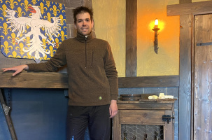 Le maitre des lieux, Florent Barrué. Lui seul pourra vous libérer en cas de mésaventure...