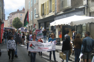 Brioude manifestation cessez-le-feu à Gaza