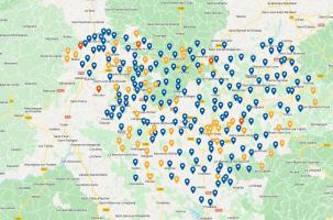 Les candidats en tête au 1er tour dans chaque commune de Haute-Loire.