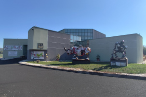 Le centre d'Art Ckaroutzos abritait l'oeuvre dérobée dans la nuit du 4 au 5 octobre