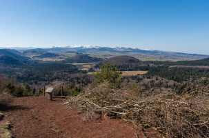 Les Puys de la Vache et de Lassolas travaux
