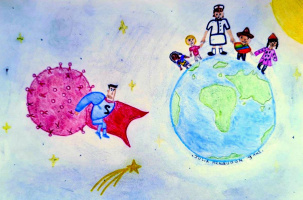 En 2020, la Terre a semblé s'arrêter un instant, confinée dans les mains de la pandémie.