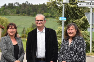 Les élus ont inauguré les systèmes de surveillance et de protection anti voiture bélier.