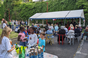 Enfants et adultes se sont retrouvés pour faire la fête