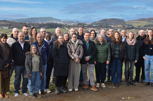 Une équipe soudée autour du maire de St-Germain-Laprade, Guy Chapelle.