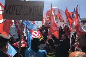 Place du Breuil, manifestation contre la réforme des retraites, mercredi 15 mars 2023