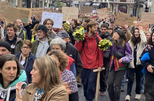 La mobilisation a généré un cortège important, sans aucune violence.