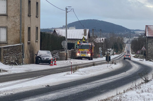 Les conditions climatiques ont rendu les routes glissantes