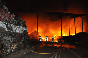 La société Vacher/Altriom, à Polignac. est sujette à de nombreux incendies. 