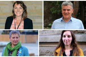 Isabelle Valentin, Jean-Pierre Vigier, Azelma Sigaux, Celline Gacon.