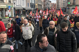 Les retraités en lutte contre la dégradation de leur situation financière.