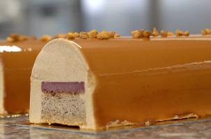 Une buche au caramel