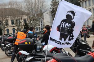 Plus de 200 motards ont participé à cette démonstration de force contre le "contrôle tech"