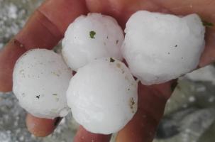 Photo d'illustration. Des averses de grêles sont possibles en Haute-Loire, ce 1er juin.