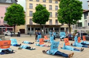 Rassemblement place Cadelade d'Alliance VITA, le 12 mai 2025