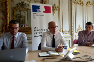 Yvan Cordier a réuni la presse pour faire un point sur la canicule en cours