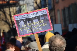La retraite, un des plus grands enjeux de la société soulevés durant les mobilisations. 