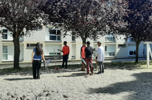 Chantier sur la commune d'Espaly-st-Marcel