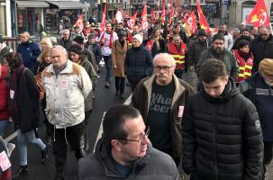 La mobilisation en janvier 2020 pour défendre les retraites.