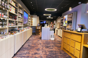 L'entrée de la boutique