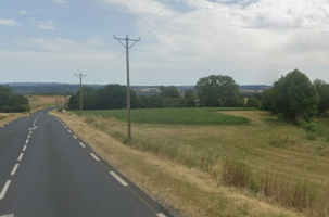 L'incendie a eu lieu sur la route d'Usson, au niveau de Saint-Georges-Lagricol.