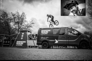 Simon Masi sera présent pour un spectacle de VTT trial