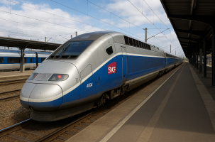 TGV Lyon Bordeaux Via Paris